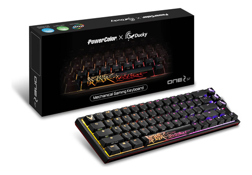 Powercolor Teclado Mecanico Usb-c X Ducky One 2 Sf Rgb Con I