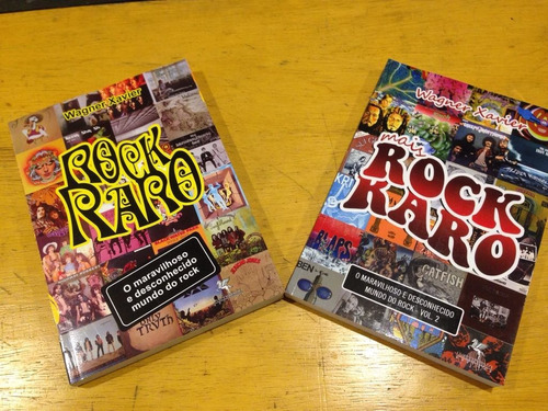 Rock Raro Volume 1 E 2  Wagner Xavier Livro Capa Lps Raros