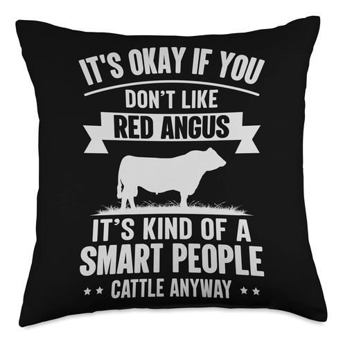 Funny Red Angus Gift For Men & Rancher Smart People - Almoha