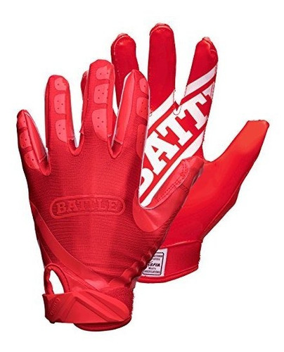 Guantes De Fútbol Para Adultos Battle Double Threat, Rojo,