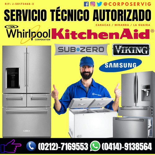 Imagen 2 de 4 de Reparación Neveras Técnicos Kitchenaid Viking Subzero Wolf