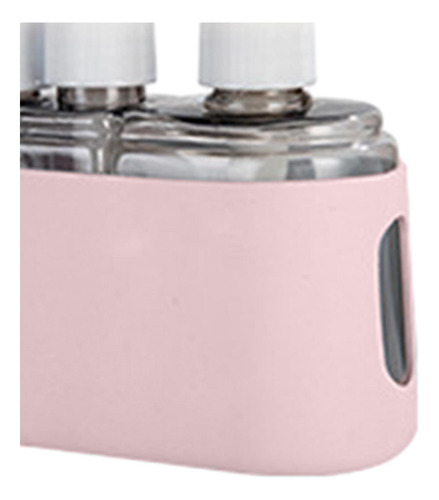 Botellas De Viaje Para Artículos De Tocador 3 Piezas Rosa