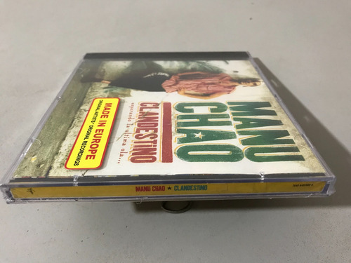 Manu Chao - Clandestino Cd Lacrado Fabrica Importado Europeu