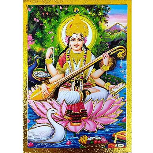 Póster/reimpresión De Diosa Saraswati Imagen De Diosa...