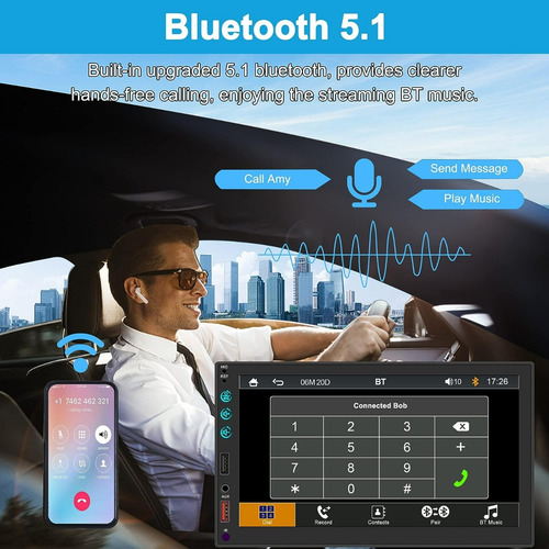 Radio De Auto Tactil Mirror Link Wifi Usb 2 Din 7 Pulgadas