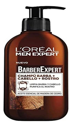  Champú Loréal Paris Men Expert Barba Rostro Cabello 200 Ml