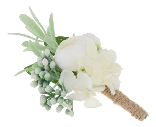 Boutonniere Ramo Muñeca Flores Eterna Para Mujer, Hombre,