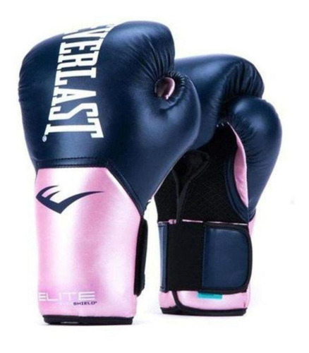 Imagem 1 de 1 de Luva De Boxe/muay Thai Everlast Pro Style Elite V2 azul/rosa