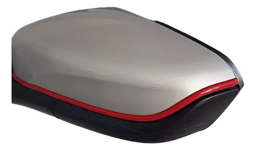 Nivus Aplique Friso Retrovisor Vermelho Sport Autocolante 