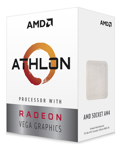 Procesador Amd Athlon 3000g Socket Am4 3,5ghz Tienda Física