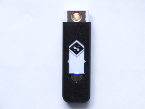 Encendedor Mechero Lighter Eléctrico Recargable Usb Delgado