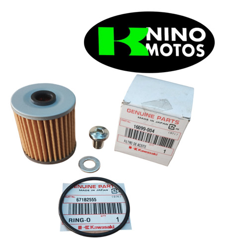 Kit Filtro Aceite Originaltornillo Y Oring Klr 650 Kawasaki