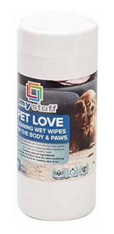 Cuidado De Ojos - My Stuff Pet Fur Cleaning Wipes, Natural B