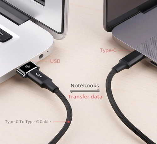 Imagen 7 de 9 de Adaptador Usb C Hembra A Usb Macho - Marca Baseus