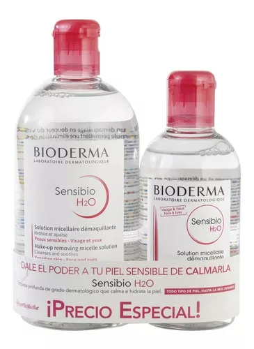 BIODERMA - Encuentra en tu sucursal más cercana de Farmacias Del Ahorro tu agua  micelar favorita a precio promocional 💗 Sensibio H2O (500ml) + Sensibio  H2O (250ml) Sensibio H2O, alto poder desmaquillante