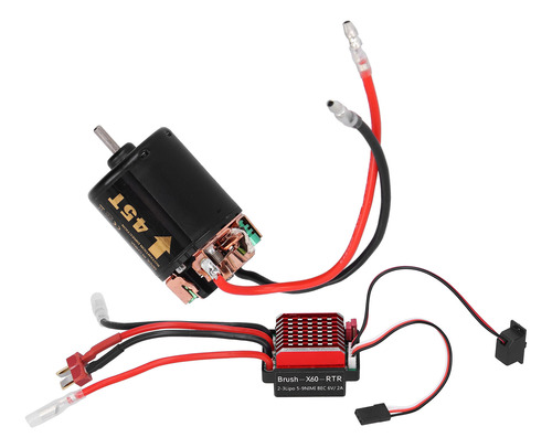 Motor Cepillado 540 360a Esc Con Conector En T, Accesorio Ap