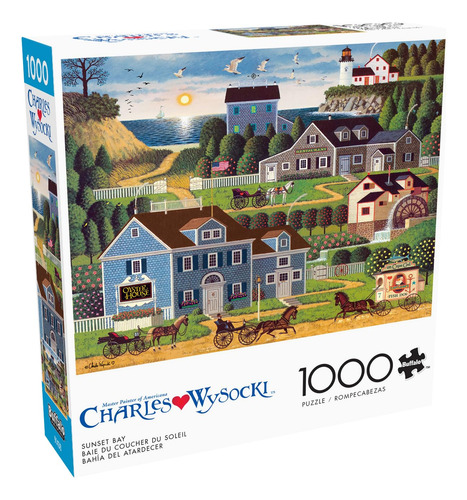 Rompecabezas Buffalo Games Charles Wysocki Sunset Bay 1000p