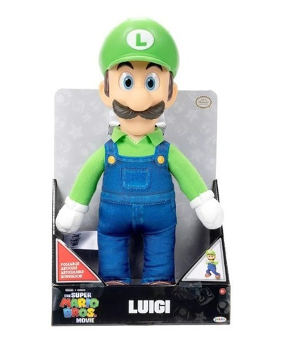 Figura Luigi De Super Mario Bros Movie Nintendo 