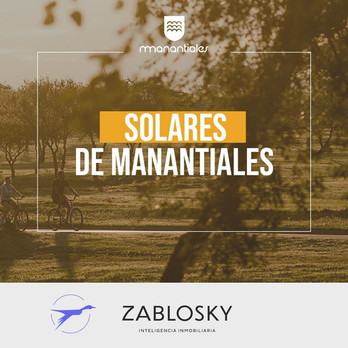 Imagen 1 de 8 de Solares De Manantiales 360 M2 Frente Espacio Verde