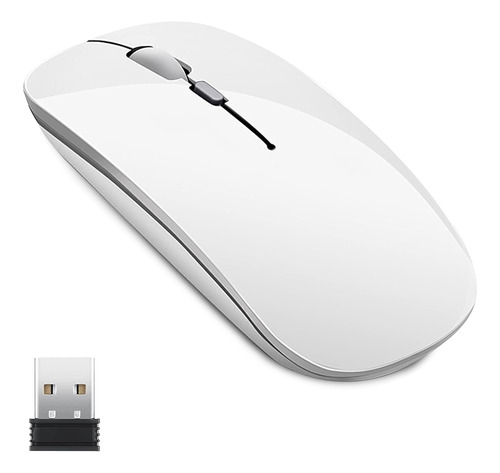 Ratón Inalámbrico Bluetooth 2.4g Portátil Recargable Mouse