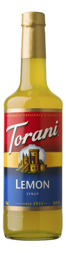 Jarabe Torani Lemon (limón) Formula Original 750 Ml