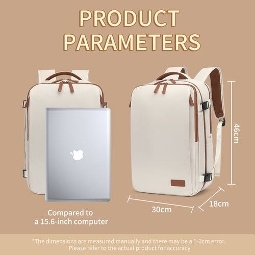 Mochila Viaje Impermeable Para Notebook 16 Dama Juvenil 40l