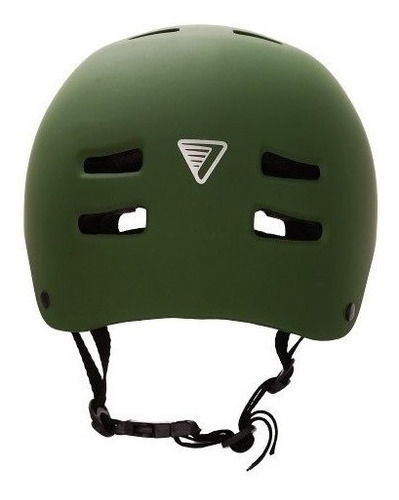 Imagen 4 de 4 de Casco de ciclismo, patinaje Vertigo VX verde mate L