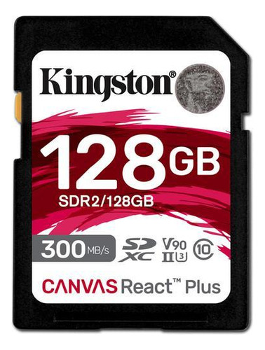 Cartão Memória Kingston Sd Xc 128gb React Plus Uhs-ii 300mbs