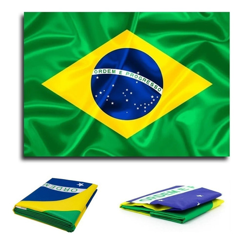 Bandeira Do Brasil Torcedor Oficial 150x90cm Copa Do Mundo