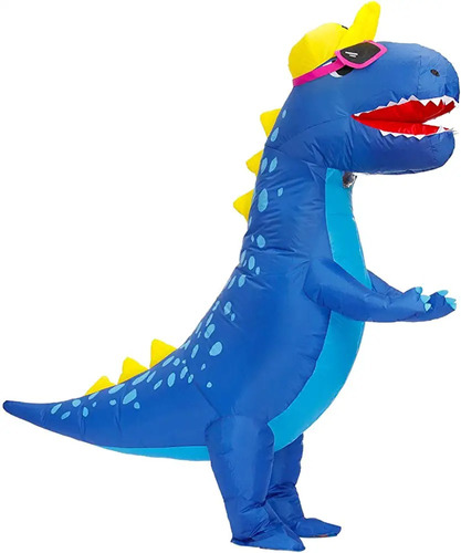 Disfraz Inflable De Dinosaurio T-rex Para Adultos Talla L