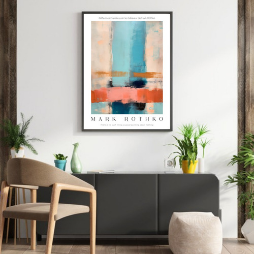 20 Laminas Imprimibles Para Cuadros Estilo Abstracto Rothko