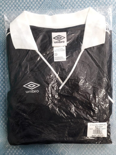 Umbro Playera Cuello V, Manga Corta Mujer, Col Negro Talla G