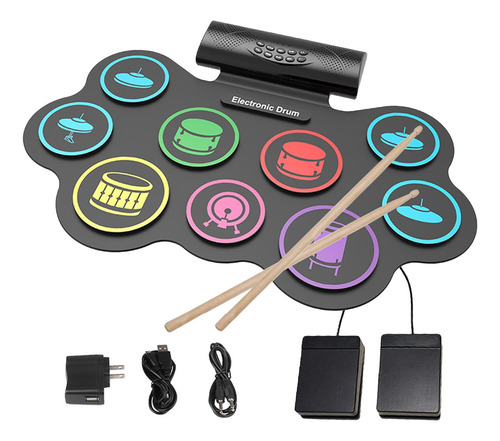Batería Electrónica Portátil Con Calidad De Sonido