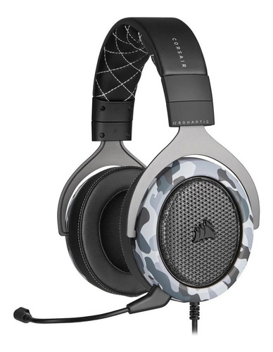 Imagen 1 de 9 de Auricular Corsair Hs60 Haptic Con Microfono Stereo Camuflado