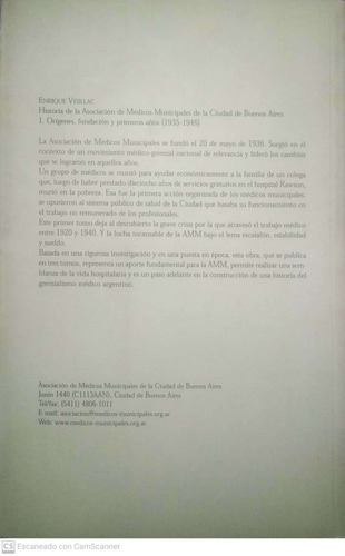Historia Asociación Médicos Municipales Ciudad Buenos Aires