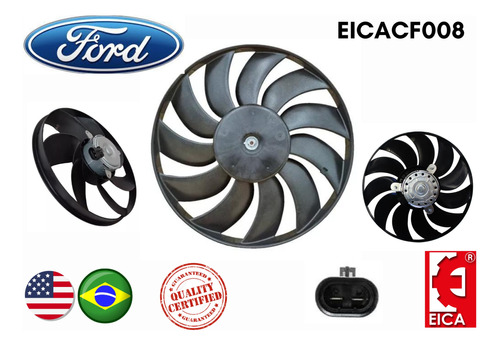 Electroventilador Motor Aspa Fiesta Power Max Move Ecosport