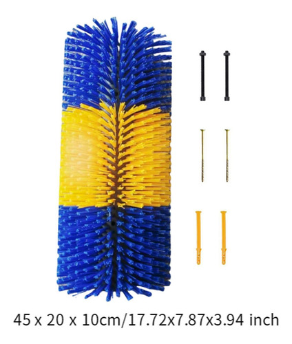 Cepillos Para Rascar Ganado, Cepillo Para Azul Y Amarillo