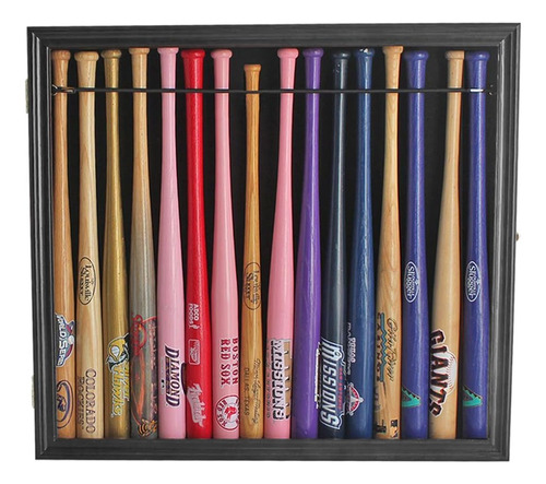 Displaygifts Madera De Haya Maciza 16 Mini Bate De Béisbol V