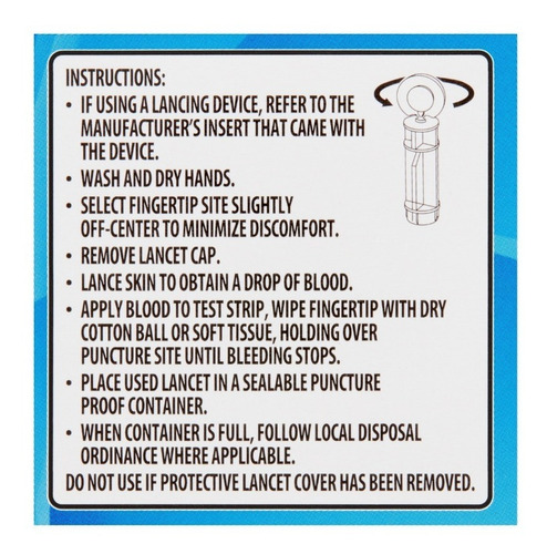 Relion Ultra-thin Lancets, 200 Pz,