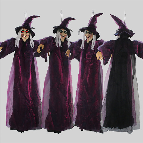 Decoraciones De Halloween, Pelo Largo, Luminoso, Fantasma Co