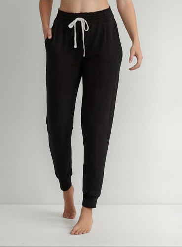 Pantalon Jogger Pijama Suave Descanso Mujer Talla Xs - S