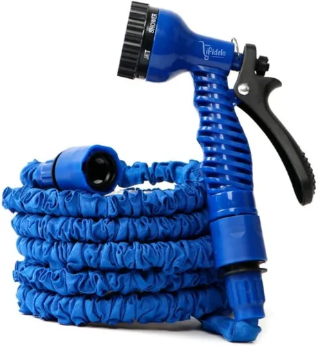 comprar Manguera Expandible Flexible 30 Mts 100 Ft C Aspersor Jardin Color Azul