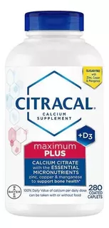 Citracal Bayer Citrato De Calcio D3 280 Tabletas