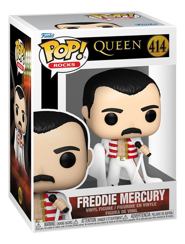 Funko Pop! Queen - Freddie Mercury con Capa #414