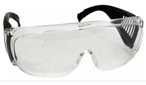 Anteojos De Seguridad Gafas Transparente Reforzado X 5un