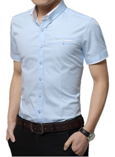 Camisa Manga Corta Verano Hombre 