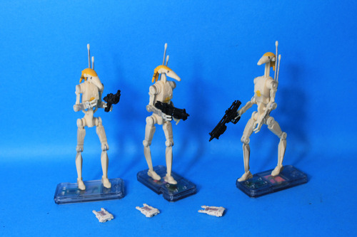Battle Droid Set 3 Figuras Star Wars (Usado)