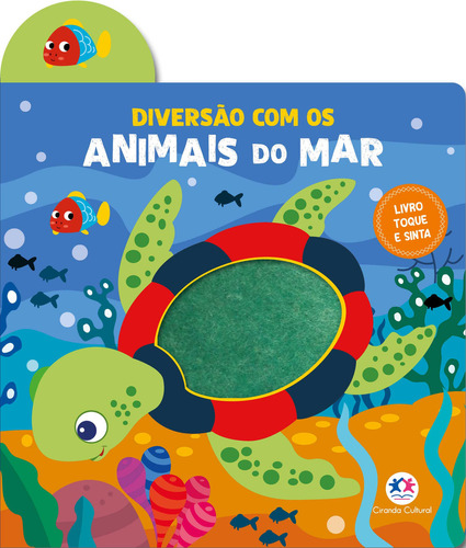 Diversão com os animais do mar, de KORAL BOOKS. Editorial Ciranda Cultural, tapa mole en português