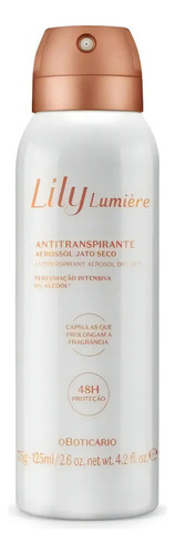 Desodorante em aerossol O Boticário Lily 75 g