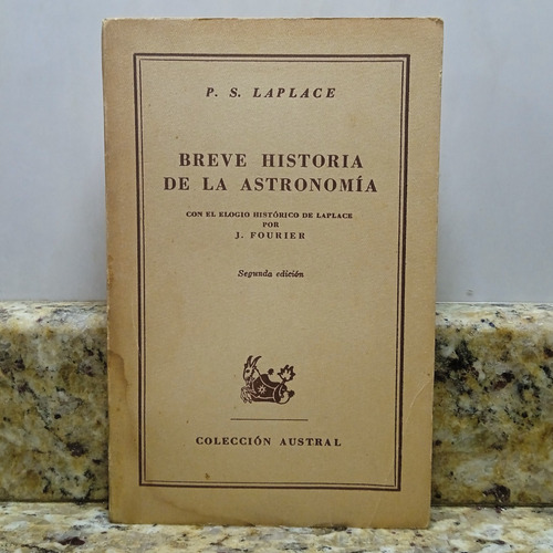 Libro Breve Historia De La Astronomia - P. S. Laplace